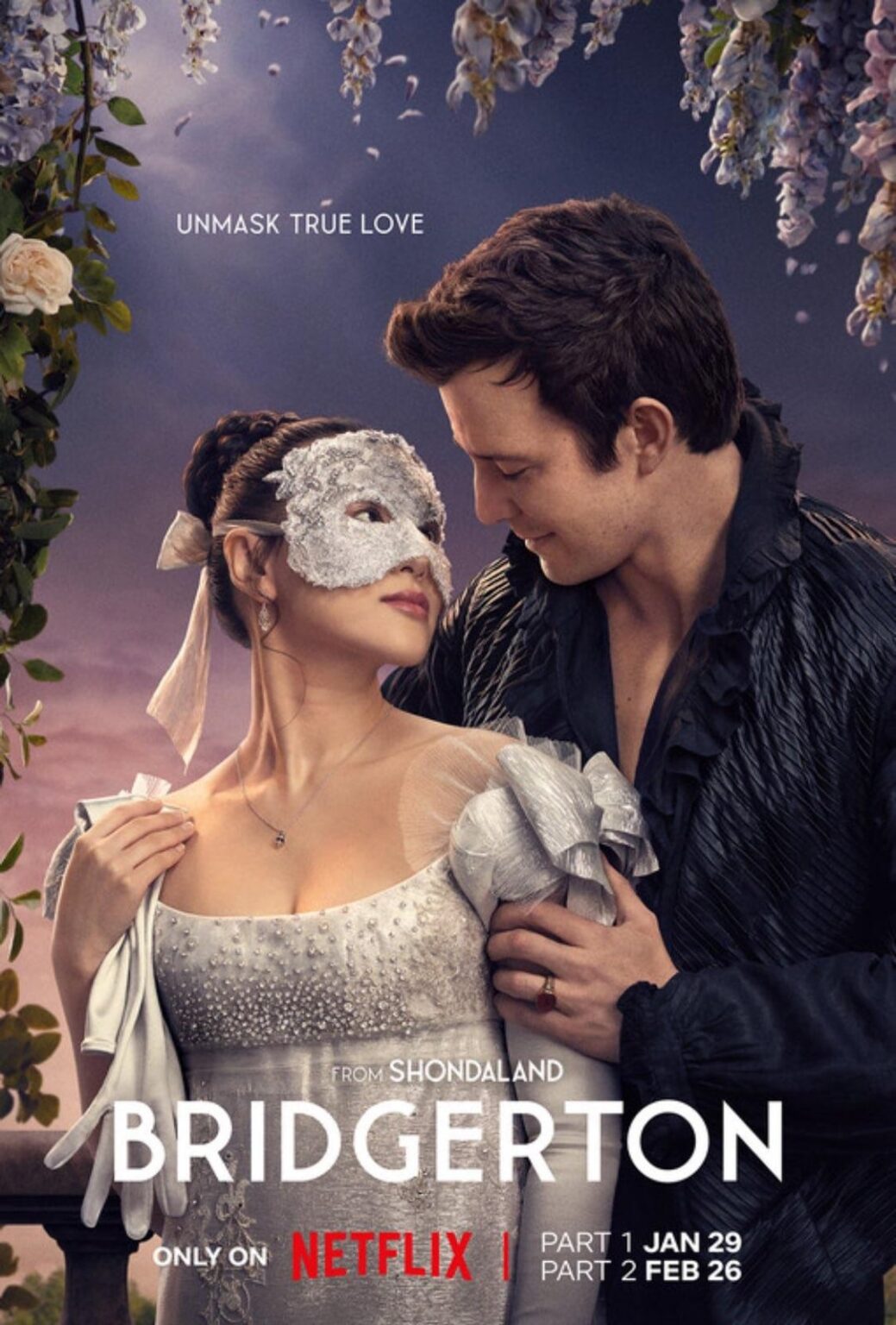 Bridgerton S4 Netflix official photos (Benedict and Sophie)