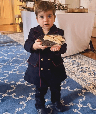 Luxembourg royal family release new photos of Prince Balthazar, the third child of Prince Félix and Princess Claire, on his 2nd birthday