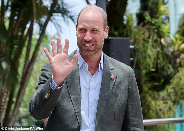 The Prince of Wales during a 'Welcome to Rio' event at Sugarloaf Mountain around the time Harry announced his own pseudo-royal tour to Canada in November