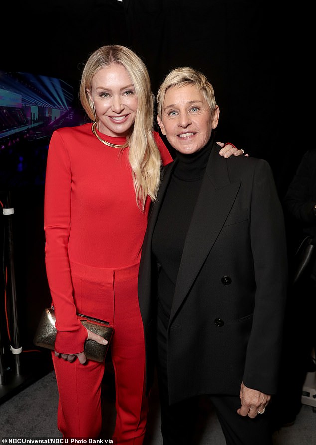 After purchasing the property for £15million in June 2024, it was reported that much of the land was flooded in the storms as it sits next to one of the River Thames¿ main tributaries (pictured with wife Portia de Rossi