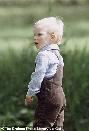 Zara (pictured aged two) and Isla are believed to share an incredibly close bond, particularly given the aunt and niece live nearby to each other