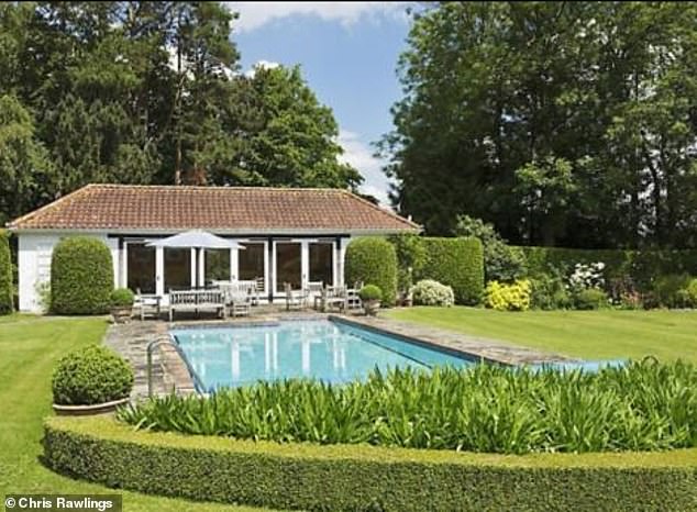 It is believed the raiders targeted an outbuilding at the couple's part-moated Tudor farmhouse