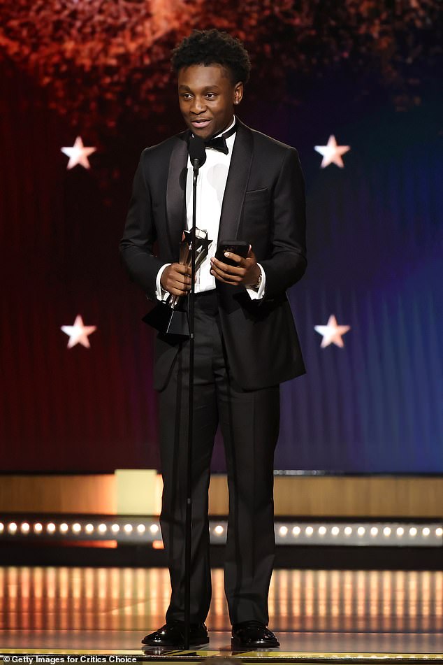 The 20-year-old actor earned Best Young Actor/Actress for their work in the blockbuster Sinners at the gala taking place in Santa Monica, California on Sunday
