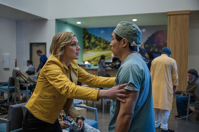 In the ambitious project created by Breaking Bad's Vince Gilligan Seehorn's character Carol Sturka is one of the immune few who lives in a world overtaken by a mysterious wave of forced happiness and must uncover what is really going on in order to save humanity from artificial bliss