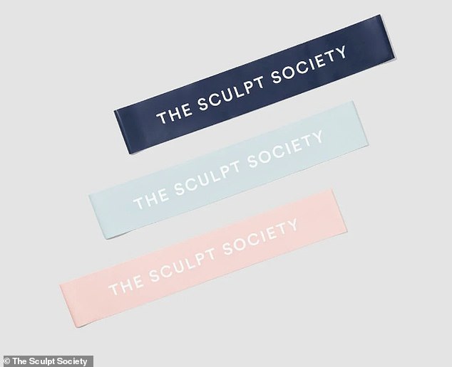 If football legend Tom Brady is a fan of using resistance bands during his workouts, you know they've got to be good, as these ones from Sculpt Society are shown