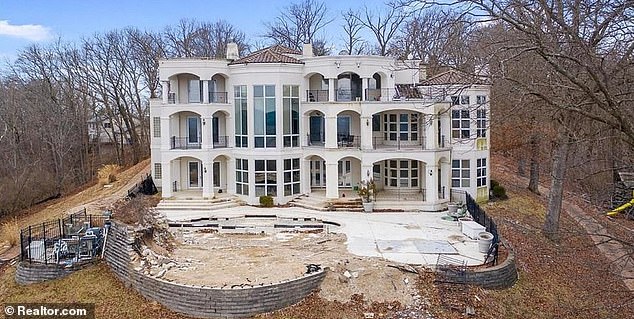 The massive property was left empty for almost two decades until the rapper sold it at a loss