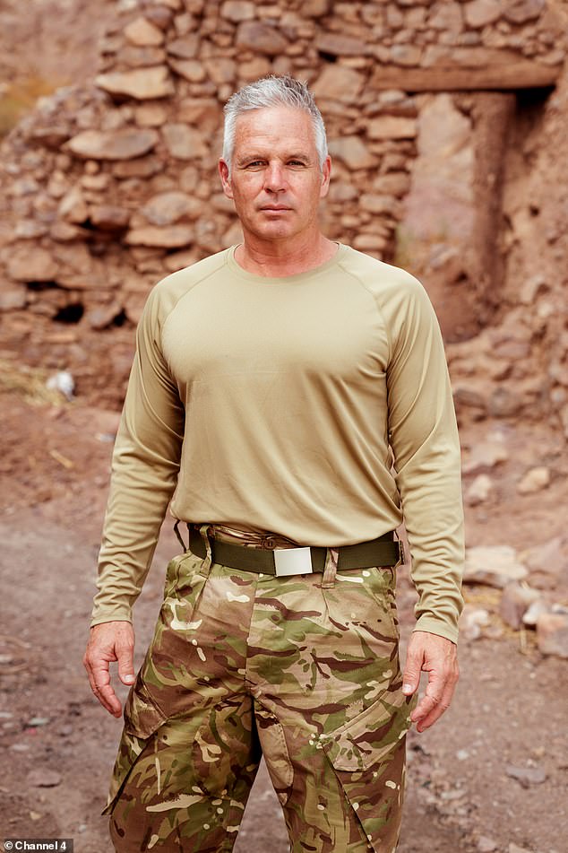 Brad (pictured) was the fourth celebrity to hand in their arm band, after suffering with back pain, he decided enough was enough