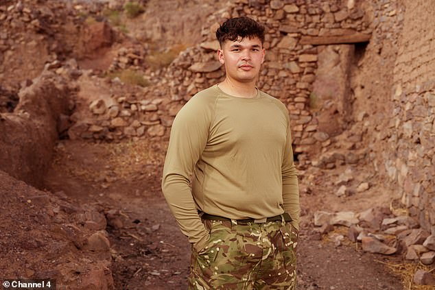 Jack told the camera after he handed his arm band in: 'If I take that arm band off, I'll be really disappointed in myself'