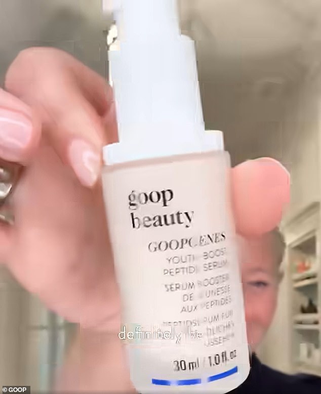 Goop Beauty's Youth-Boost Peptide Serum retails at a staggering $150 for a 30ml bottle