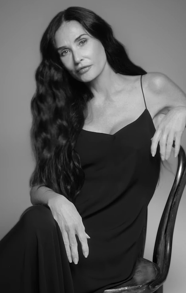 Usually when women get older, they cut off their long hair. But not Demi Moore. The 63-year-old Landman actress likes to wear her locks long all that way down to her bottom, and she has no plans to go shorter