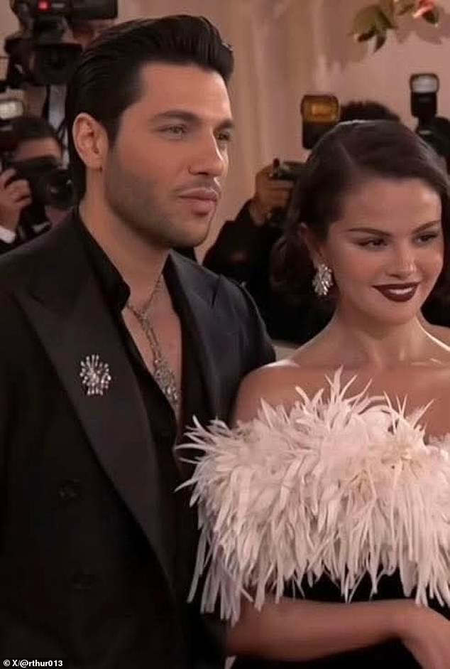 Afterwards, an X user took a snap of the pair at the event and seemingly used AI to show what Blanco would look like if his hair was shorter and straighter, and it went viral