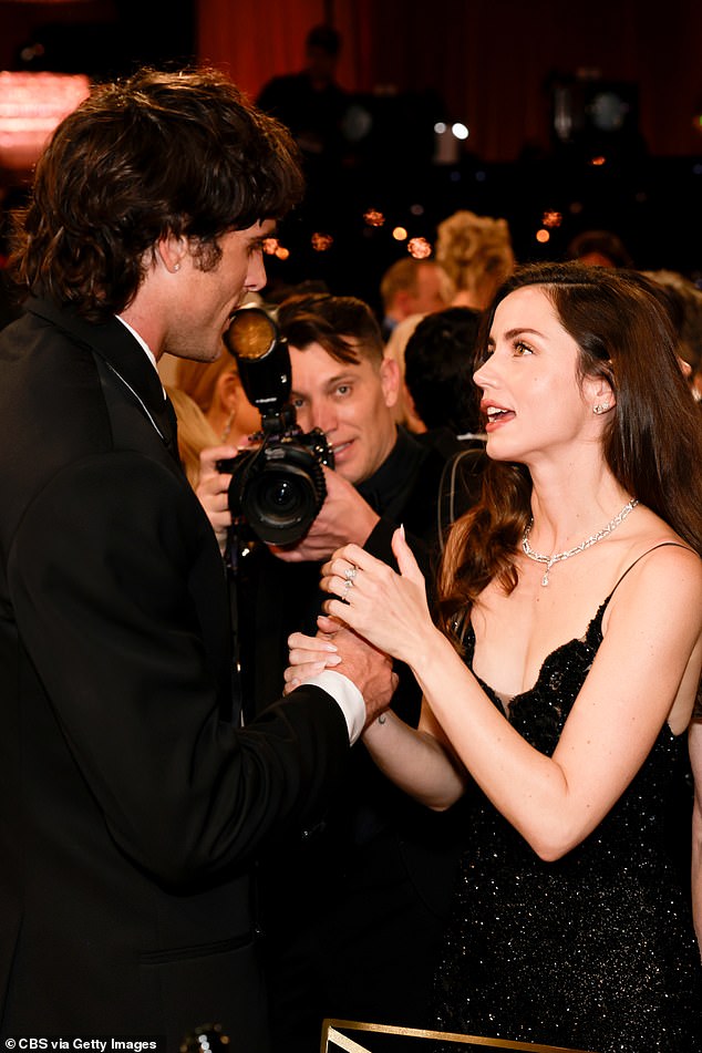 The latest sighting comes after the actor was spotted putting on a cozy display with Cuban beauty Ana de Armas, 37, at the Golden Globes in Beverly Hills on Sunday