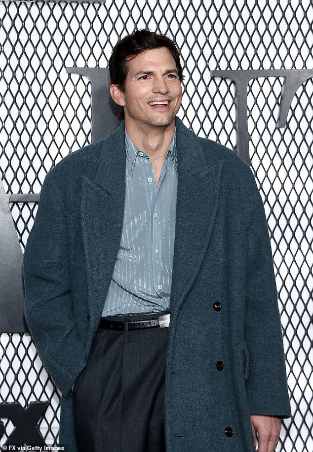 The actor, 47, looked stylish at the event