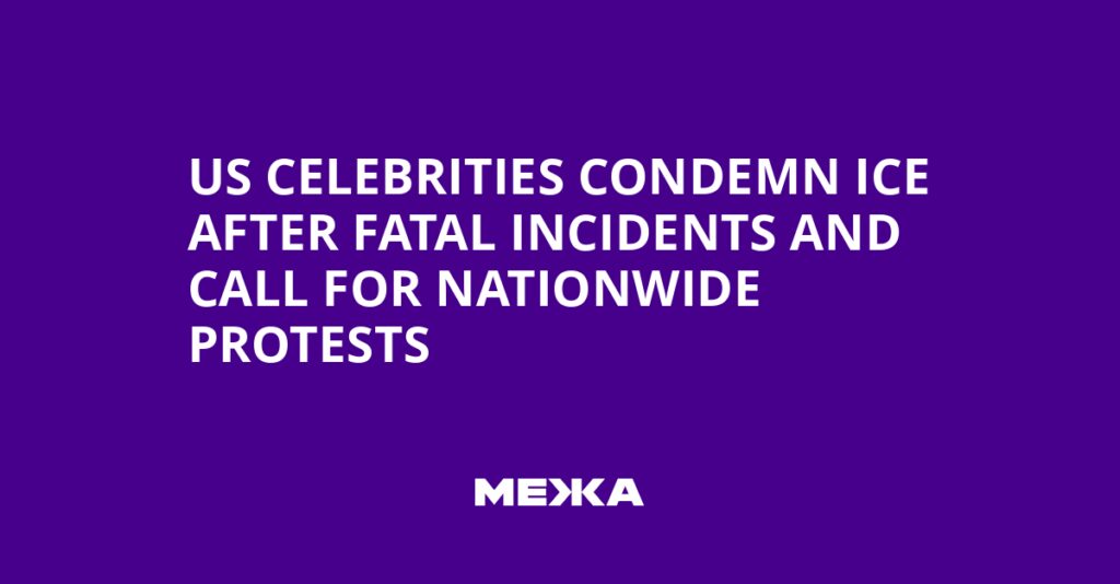US Celebrities Condemn ICE After Fatal Incidents and Call for Nationwide Protests | Ukraine news