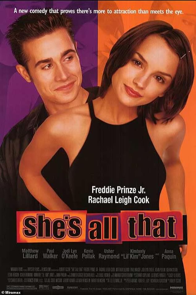 Cook is known for her role in the 1999 rom-com She's All That, which also starred Freddie Prinze Jr