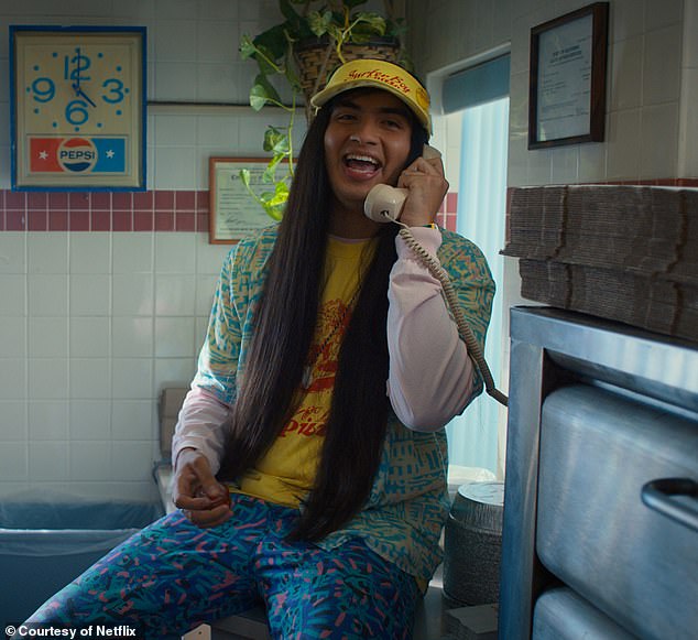 The actor, 31, is best known for playing pizza delivery boy Argyle in Stranger Things (pictured)