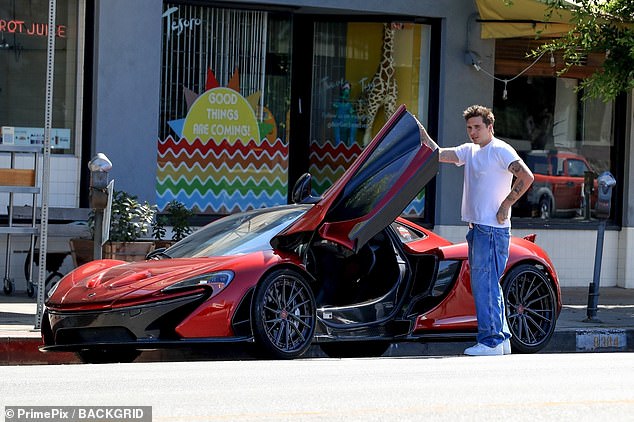 Brooklyn has plenty of motors are home to indulge his passion for cars including a McLaren 765LT