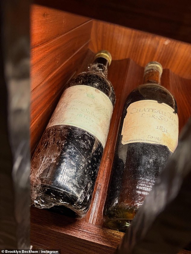 Amongst their holiday snaps from San Ysidro Ranch there was a photo of one of the world's finest, and most expensive dessert wines, worth £17,000 a bottle