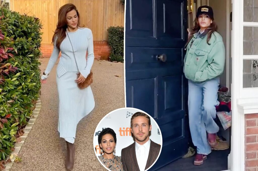 Eva Mendes gives rare look at her and Ryan Gosling's U.K. life after leaving Hollywood