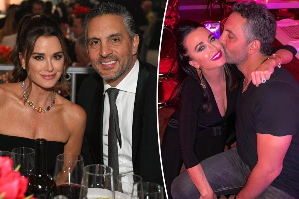 Exes Kyle Richards and Mauricio Umansky 'touchy and warm' at starry NYE bash
