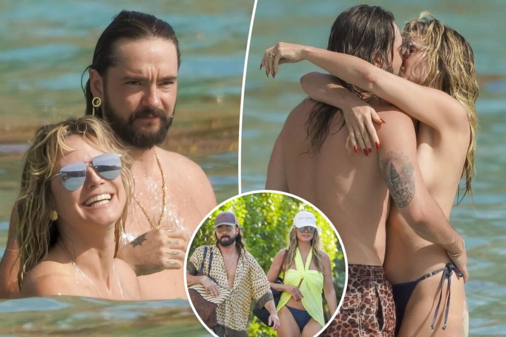 Heidi Klum still can’t find her bikini top while on vacation with husband Tom Kaulitz in St. Barts Heidi Klum still can't find her bikini top while on vacation with husband Tom Kaulitz in St. Barts