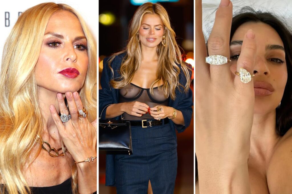 Rachel Zoe joins 'divorce ring' trend with giant diamond after Rodger Berman split