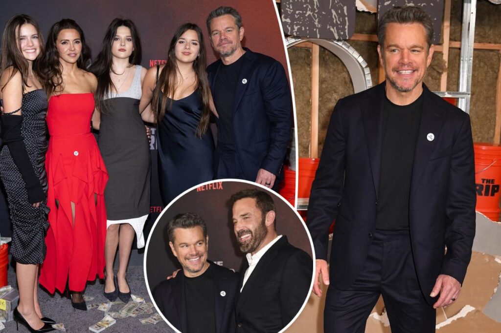 Matt Damon’s daughter roasts awkward red carpet pose at ‘The Rip’ premiere Matt Damon’s daughter roasts awkward red carpet pose at 'The Rip' premiere