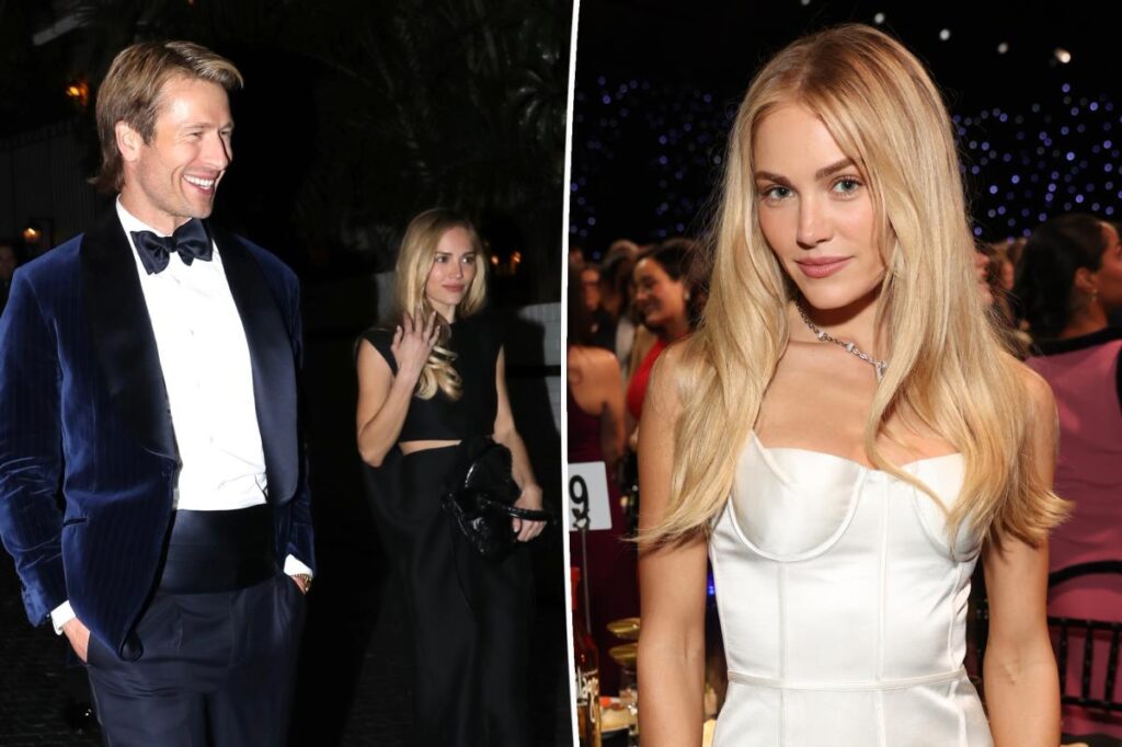 Michelle Randolph skirts around Glen Powell dating rumors