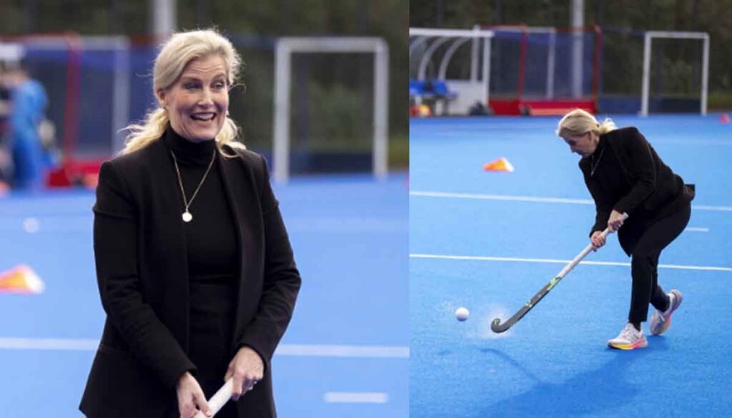 Palace says Duchess Sophie took shots, but silent on whether she scored