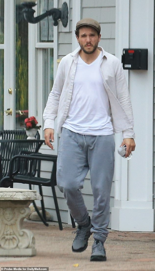 Mr Harington (pictured) bought the thatched mediaeval house in Suffolk, surrounded by eight acres of land, in 2017