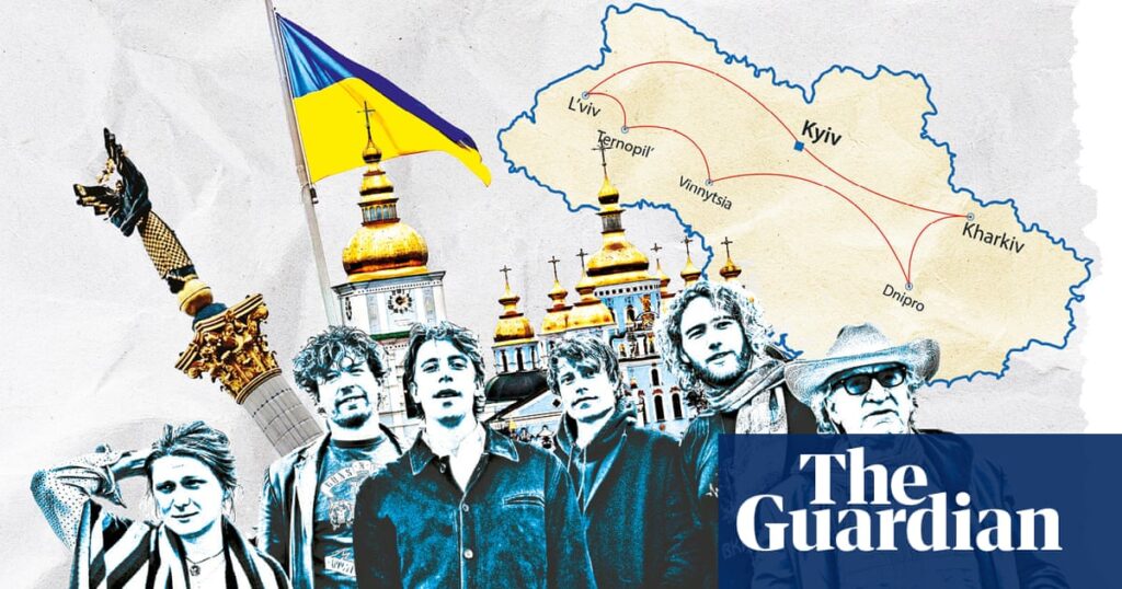 ‘Playing in a war zone isn’t for most people’: the British band braving drone strikes and pneumonia to tour Ukraine | Music