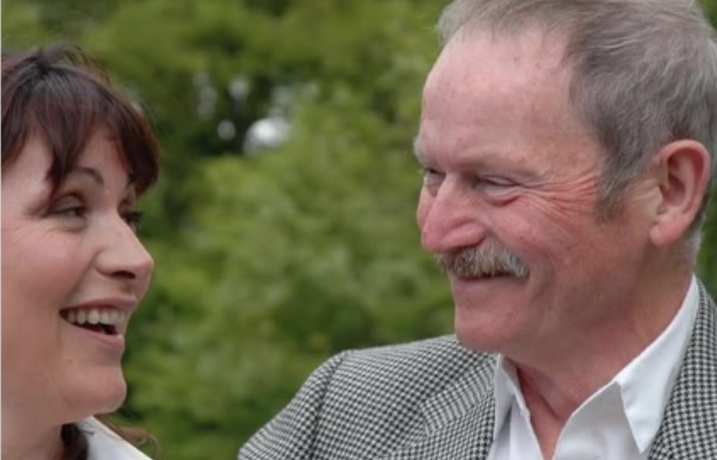 Lorraine Kelly and her father John Kelly