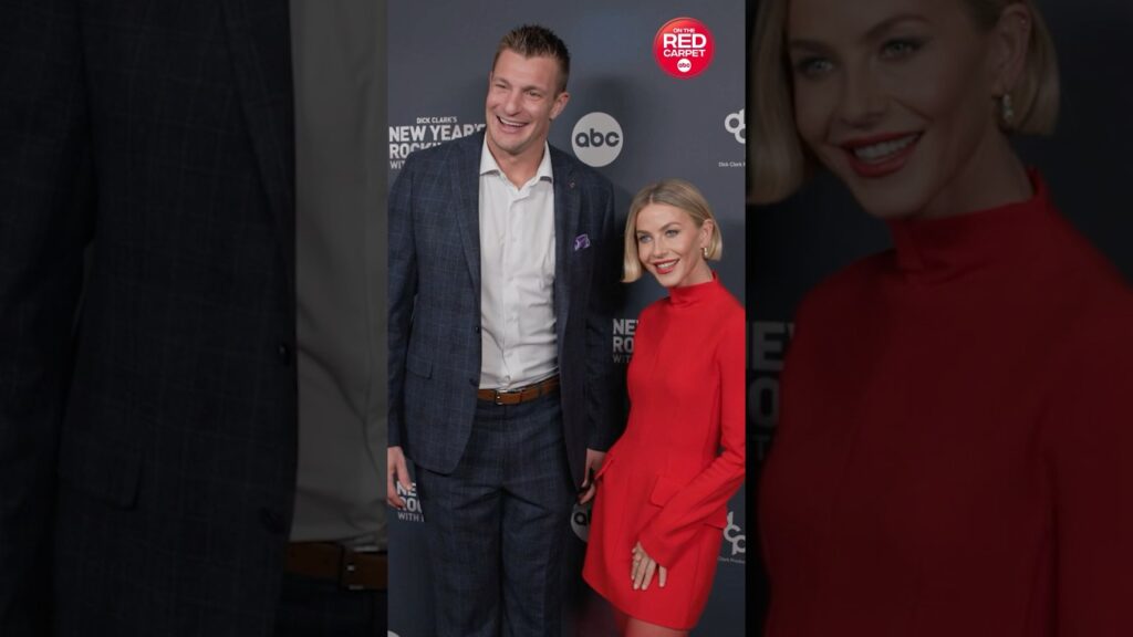 Julianne Hough and Rob Gronkowski are ringing in the New Year together as co-hosts!