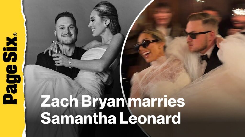 Zach Bryan confirms marriage to Samantha Leonard with inside look at wedding celebration