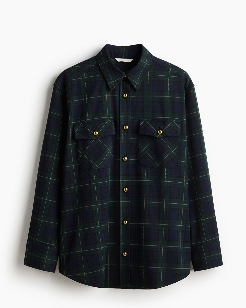 Oversized Flannel Shirt Oversized Flannel Shirt