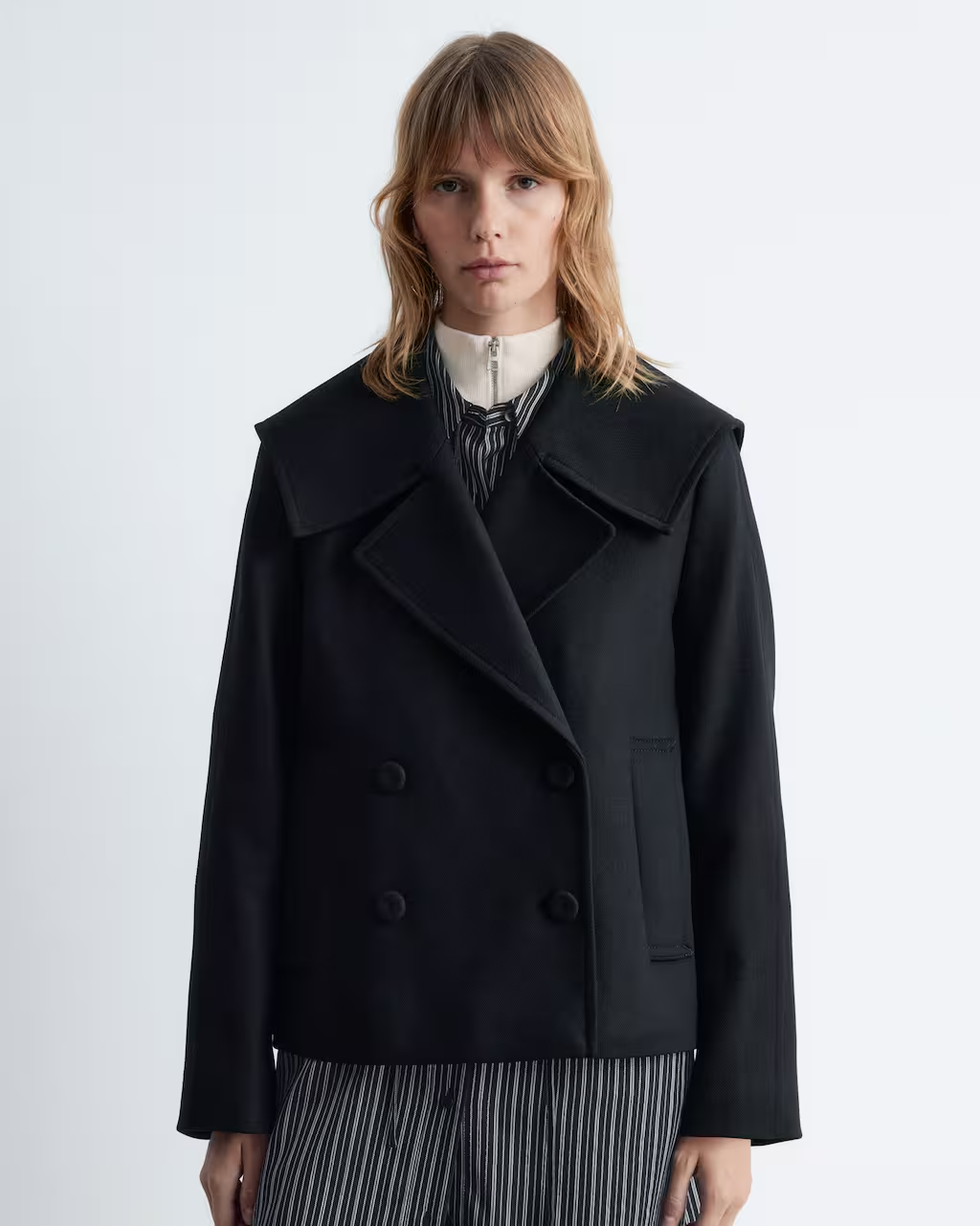 Double-Breasted Wool Jacket Double-Breasted Wool Jacket