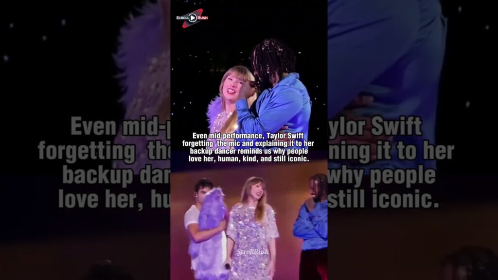 Taylor Swift Being Human on Stage 😭 #TaylorSwift #TravisKelce #Swifties #Shorts