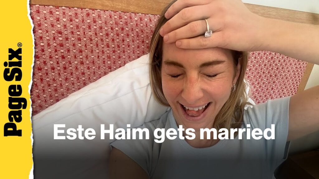 Este Haim gets married in star-studded New Year's Eve wedding
