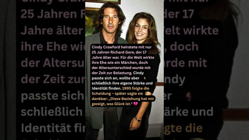 Cindy Crawford und Richard Gere: Ein Traum, der zerbrach. #CindyCrawford #RichardGere #hollywood