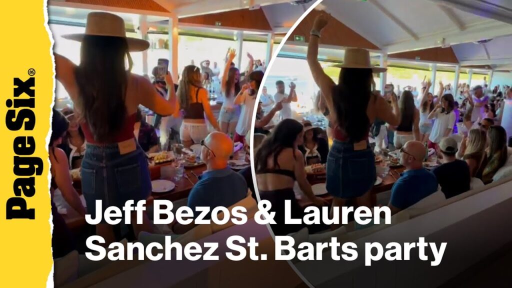 EXCL: Watch Jeff Bezos and Lauren Sanchez partying in St. Barts