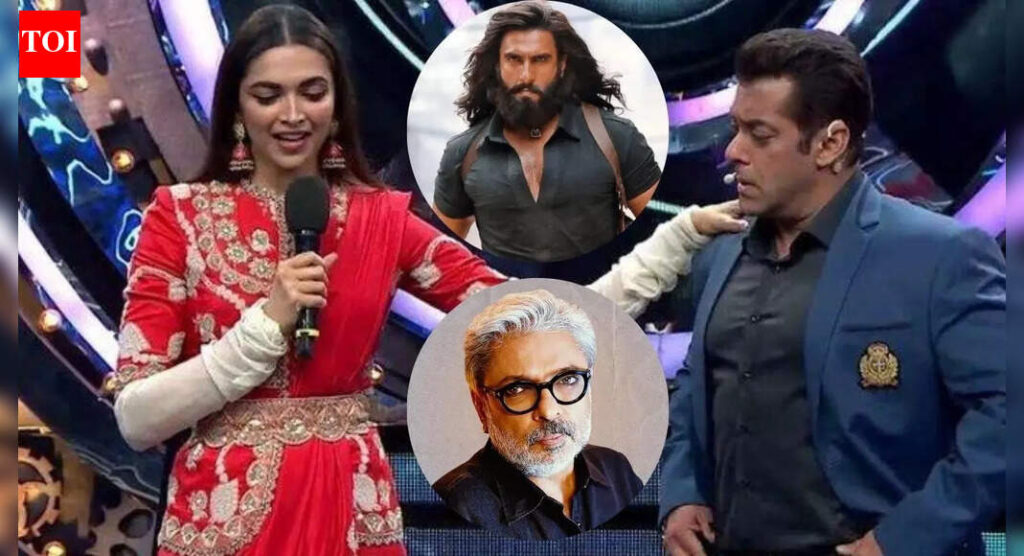 When Deepika Padukone chose to marry Sanjay Leela Bhansali over Ranveer Singh in a VIRAL game with Salman Khan- Watch | Hindi Movie News When Deepika Padukone chose to marry Sanjay Leela Bhansali over Ranveer Singh in a VIRAL game with Salman Khan- Watch | Hindi Movie News
