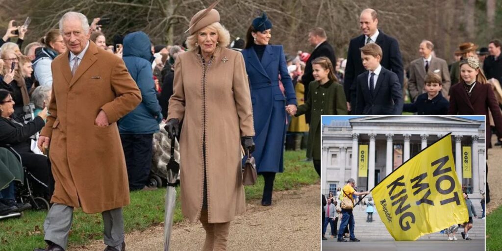Anti-monarchy group accuses royals of not 'working' and slams length of engagements
