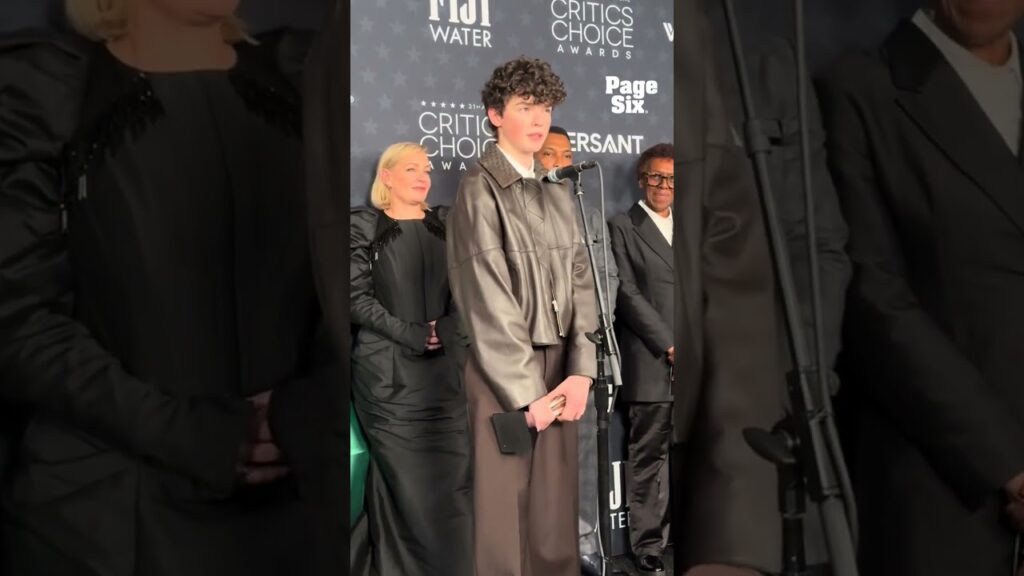Adolescence's Owen Cooper on staying humble after his 2026 Critics Choice Award win #shorts