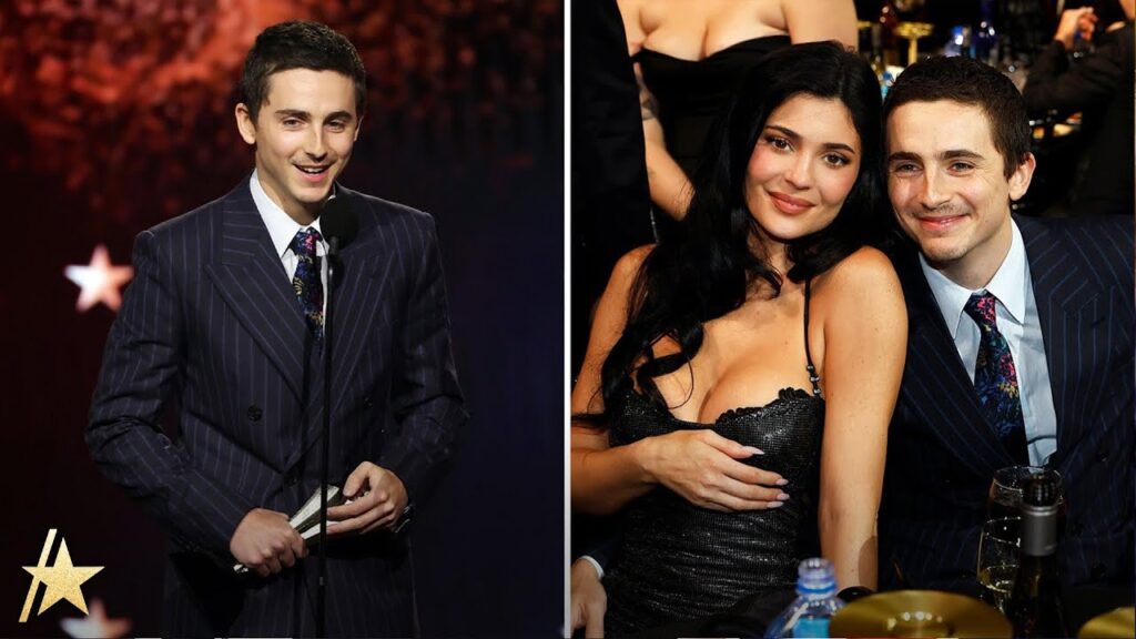 Watch Timothée Chalamet MENTION Kylie Jenner In Critics Choice Awards Speech