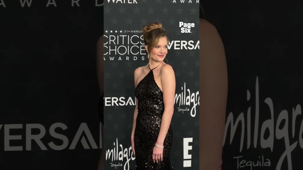 'White Lotus' star Meghann Fahy is sparkling on the 2026 Critics Choice Awards red carpet ✨ #shorts