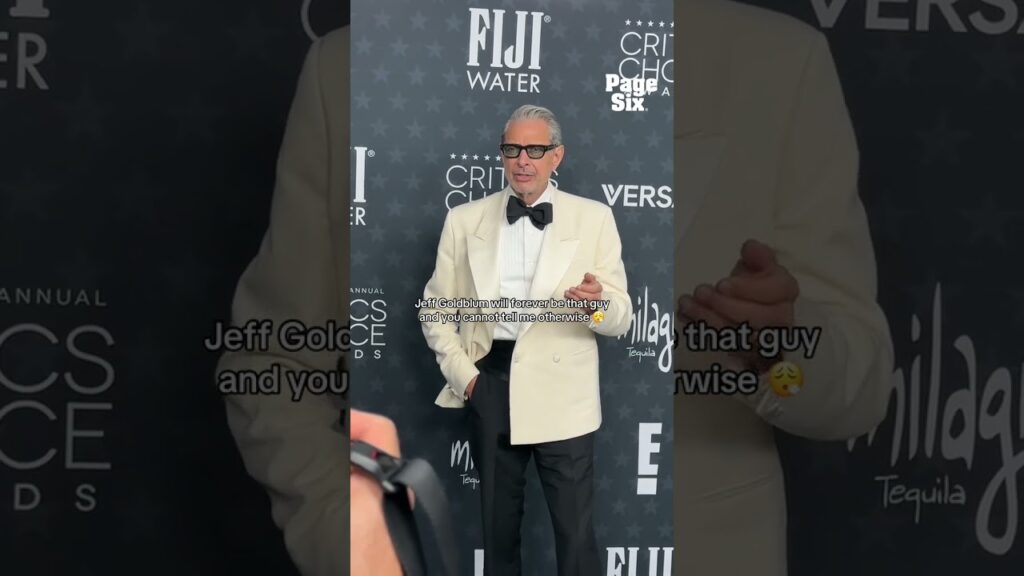 If there's one thing Jeff Goldblum is going to do, it's absolutely EAT a red carpet 😮‍💨🔥 #shorts