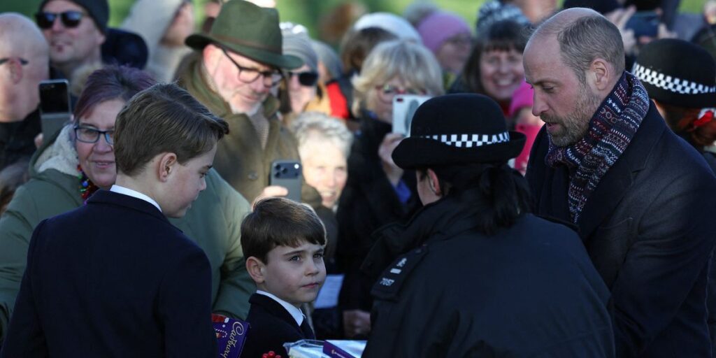 Prince Louis showed Prince William 'who is the boss' during latest outing with his father