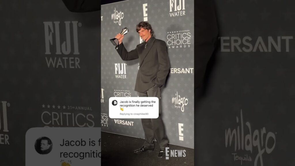 Congratulations to Jacob Elordi on his #CriticsChoice win. 👏🏆 #AwardsSeason