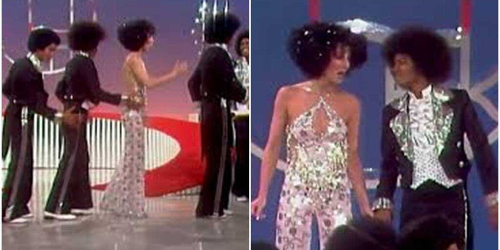 In an iconic 1975 clip, a teenage Michael Jackson stuns Cher during a hypnotic robot dance duet