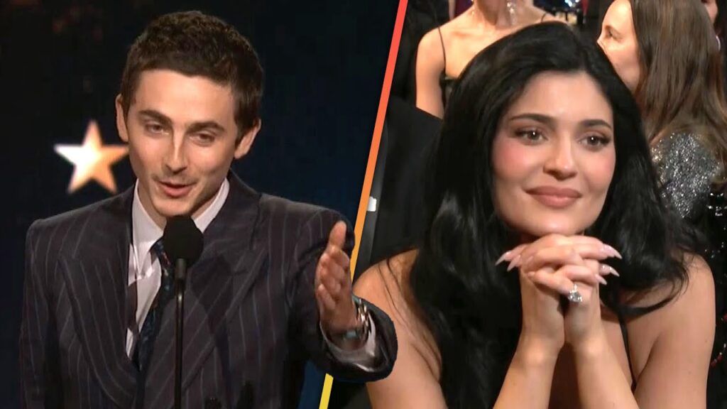 Timothée Chalamet Says He LOVES Kylie Jenner During Speech